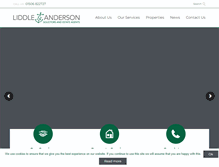 Tablet Screenshot of liddleandanderson.co.uk